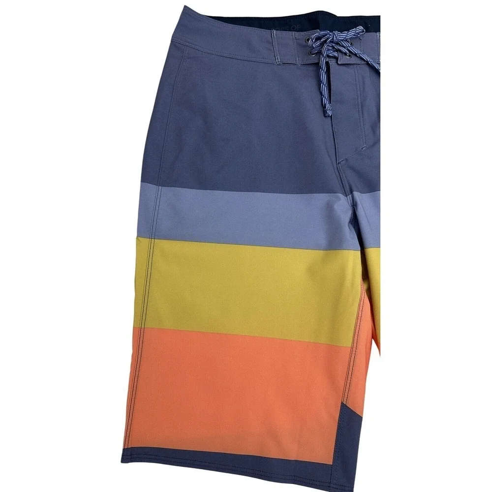 Patagonia Men's‎ Hydropeak Boardshorts 21 swim trunk The Point Current Blue 42